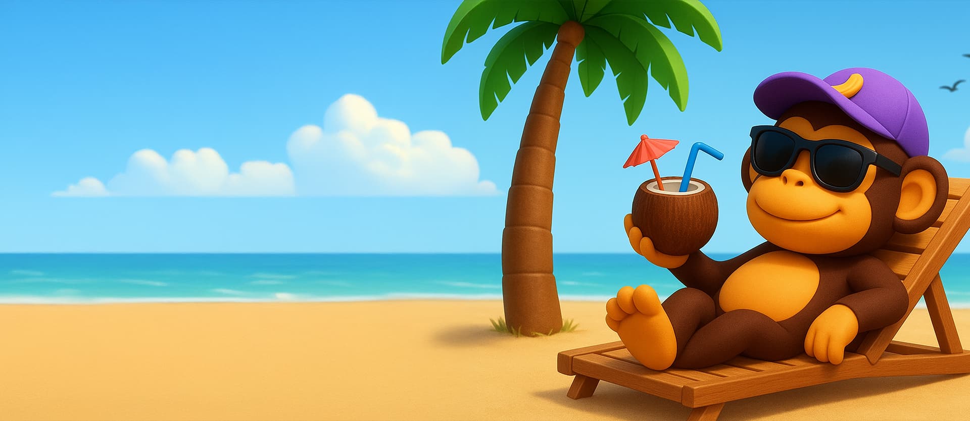 Monoviral Banner en la playa